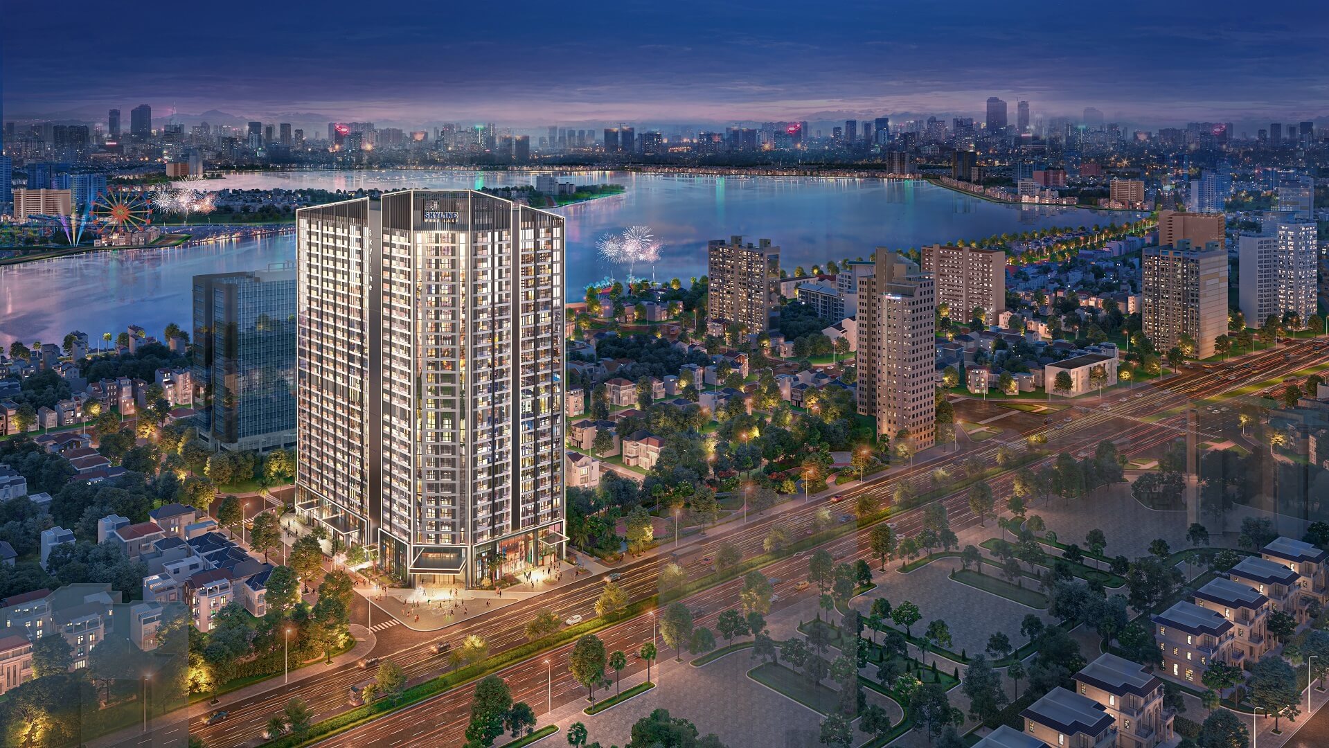 Phối cảnh tòa nhà Endless Skyline Westlake